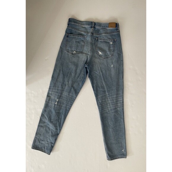 American Eagle Mom Jeans SIZE 8 TALL/LONG! Distressed - Picture 7 of 9